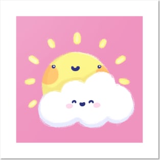 Super Cute Sunshine - Kawaii Sunshine Posters and Art